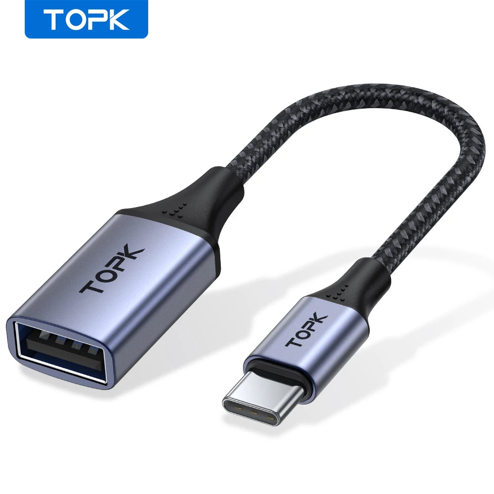 USB C to USB a Dapter OTG Cable Type C Male to USB 3.0 2.0 Female Cable for Macbook Pro Samsung Type C Adapter