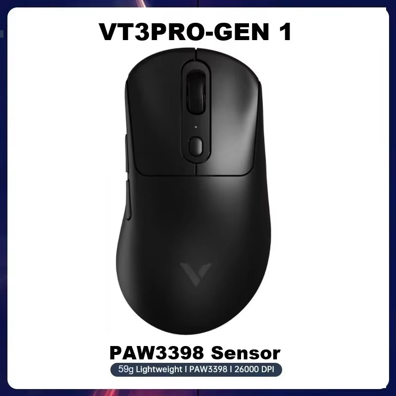 VT3 GEN-2 Wireless Gaming Mouse 53G Lightweight 8Khz Polling Rate 26000DPI 10 Programmable Buttons Optical Sensor