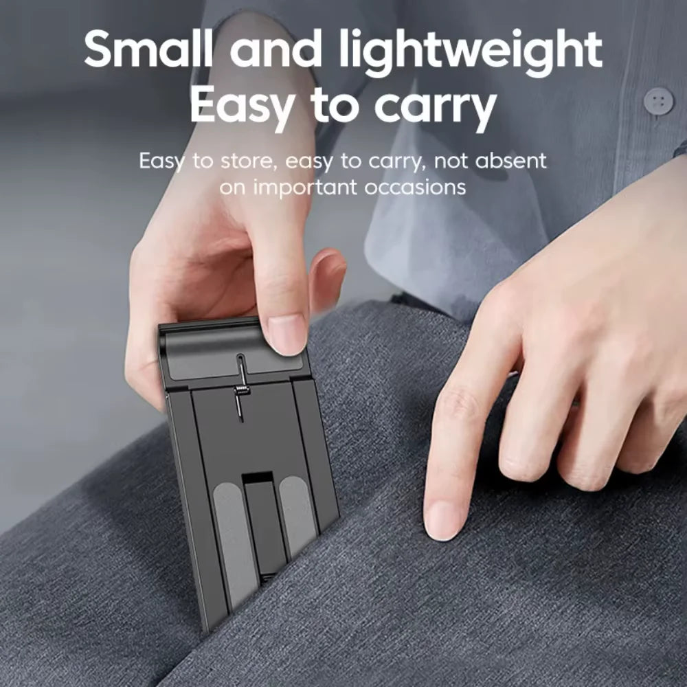 Foldable Desktop Phone Holder Portable Mini Moblie Phone Stand for Xiaomi Iphone Samsung Mobile Phone Support Telephone Holder