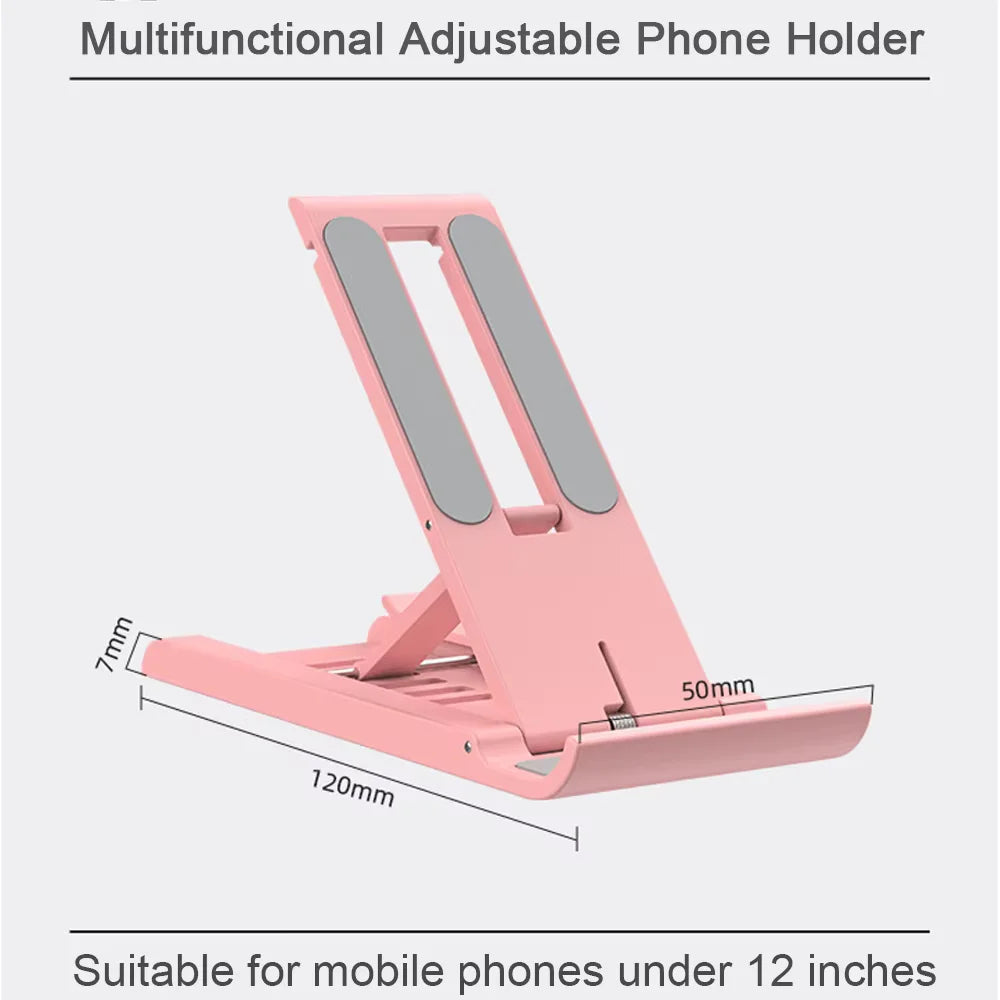 Foldable Desktop Phone Holder Portable Mini Moblie Phone Stand for Xiaomi Iphone Samsung Mobile Phone Support Telephone Holder